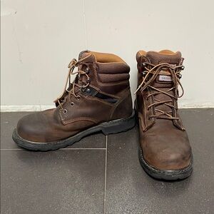 Carhartt Men's  6-Inch Steel Toe Waterproof Boots Brown, Size 8